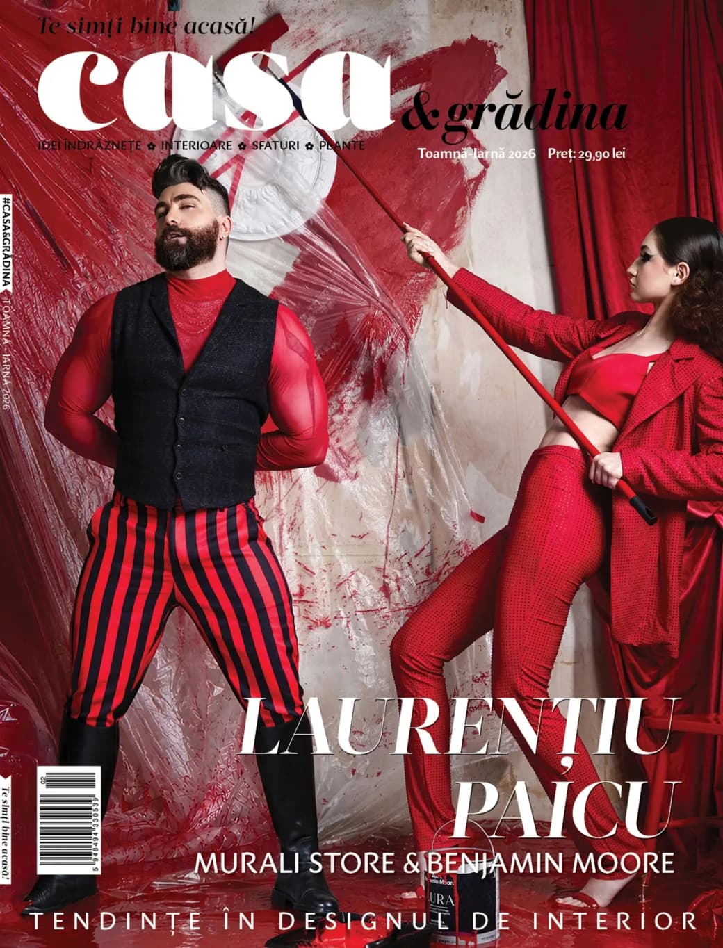 Laurentiu Paicu on the cover of Casa si Gradina magazine, Autumn Winter 2026